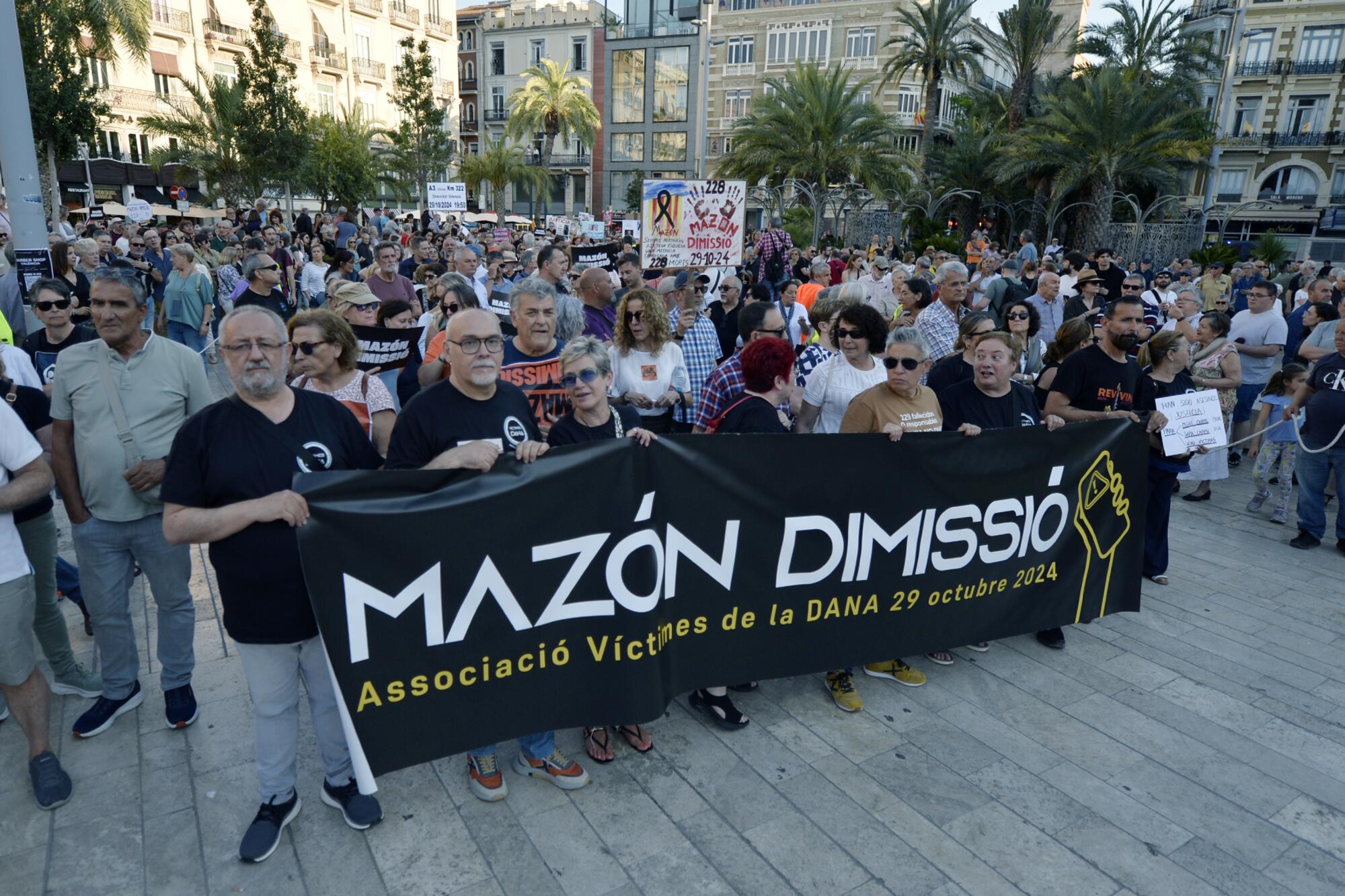 Séptima manifestación Mazón Dimisisó, dia de la huelga - 4